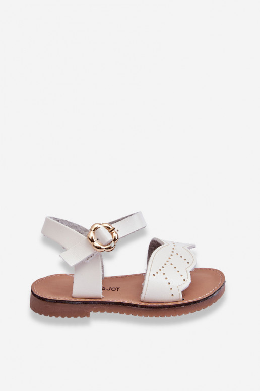 Sandales pour enfants de couleur blanche Izzy