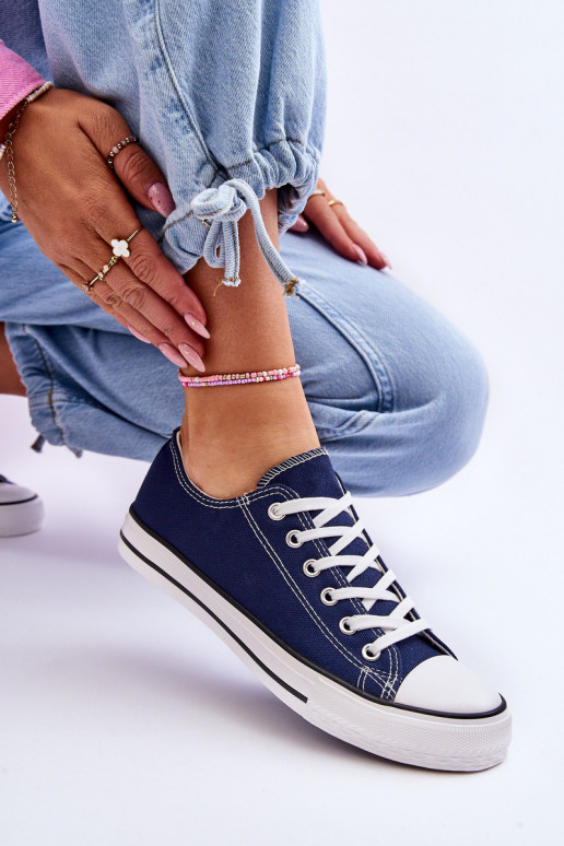 Damen-Sportschuhe im klassischen Stil in der dunkelblauen Farbe Vegas Damen-Sportschuhe im klassischen Stil in der dunkelblauen Farbe Vegas