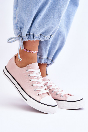 Damen-Sportschuhe im klassischen Stil Hellrosa Farbe Vegas