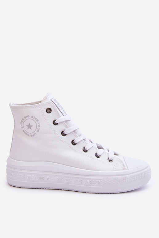 chaussures de loisirs avec semelle Big Star LL274A183 couleur blanche chaussures de loisirs avec semelle Big Star LL274A183 couleur blanche