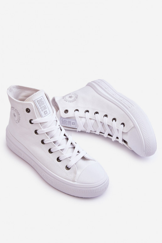 chaussures de loisirs avec semelle Big Star LL274A183 couleur blanche