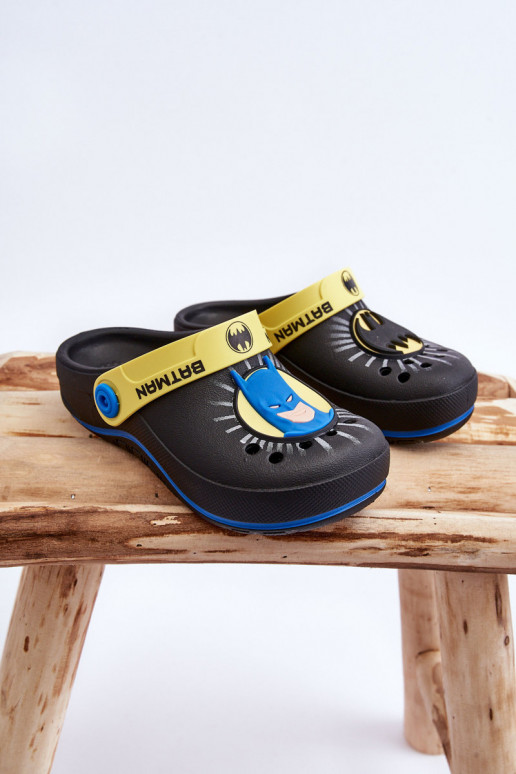 Kinderpantoffels in crocs-stijl Batman Grendene Kids JJ385005 zwarte kleur Kinderpantoffels in crocs-stijl Batman Grendene Kids JJ385005 zwarte kleur