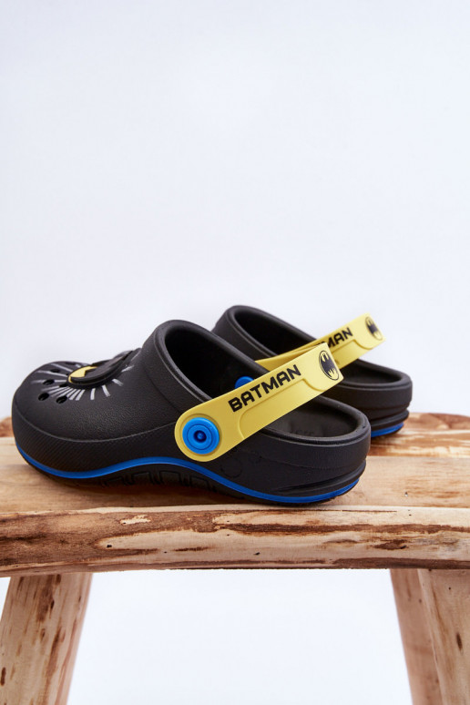 Kinderpantoffels in crocs-stijl Batman Grendene Kids JJ385005 zwarte kleur Kinderpantoffels in crocs-stijl Batman Grendene Kids JJ385005 zwarte kleur