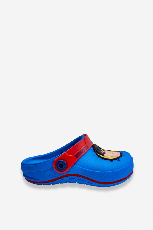 Kinderpantoffels in krokodillenstijl Superman Grendene Kids JJ385004 blauw Kinderpantoffels in krokodillenstijl Superman Grendene Kids JJ385004 blauw