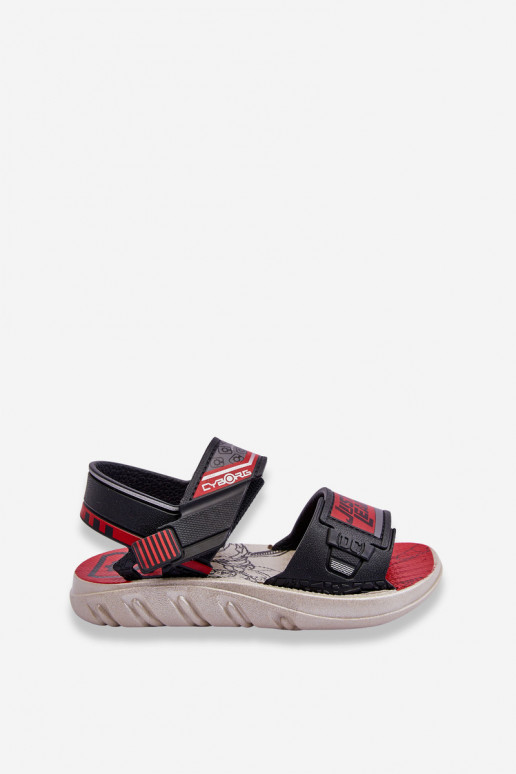Sandales enfant Grendene Kids JJ385011 Noir et rouge