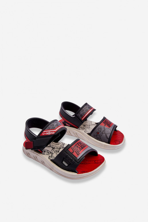 Sandales enfant Grendene Kids JJ385011 Noir et rouge