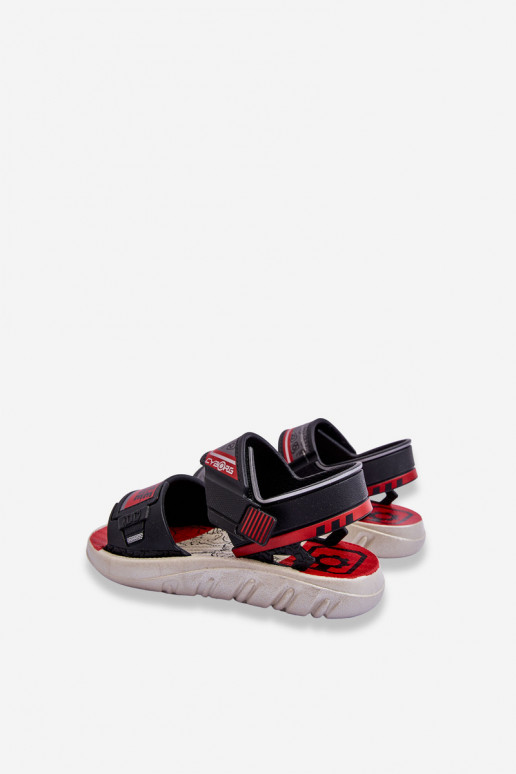 Sandales enfant Grendene Kids JJ385011 Noir et rouge