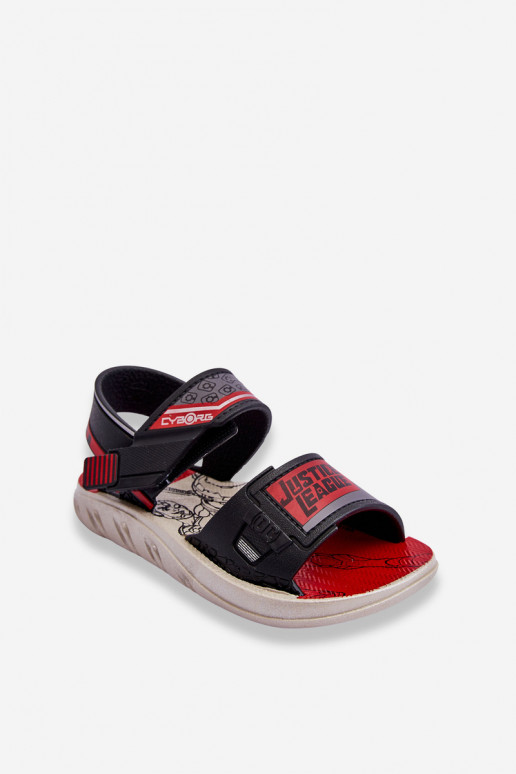 Sandales enfant Grendene Kids JJ385011 Noir et rouge