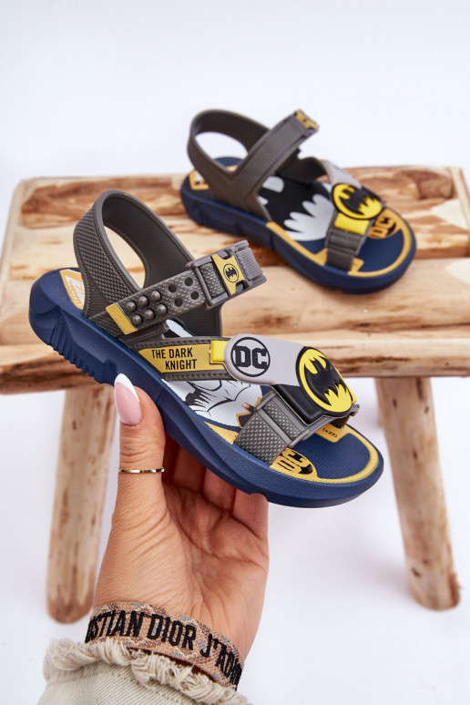 Kindersandalen Batman Grendene Kids JJ385049 grijze kleur Kindersandalen Batman Grendene Kids JJ385049 grijze kleur