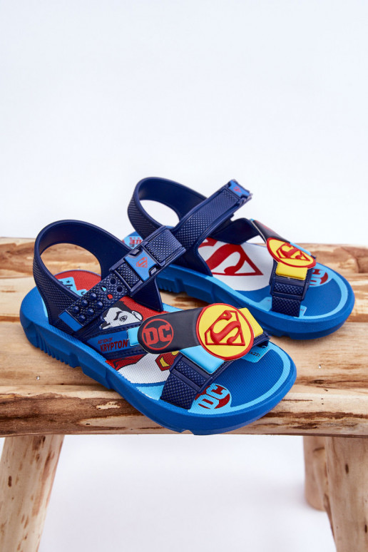 Kindersandalen Superman Grendene Kids JJ385050 blaue Farbe