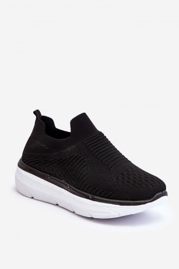 Chaussures de sport du modèle résistant de couleur noire Ferive
