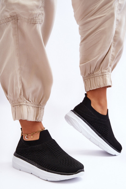 Chaussures de sport du modèle résistant de couleur noire Ferive Chaussures de sport du modèle résistant de couleur noire Ferive