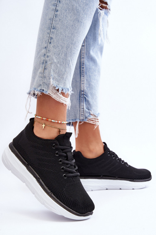 Sportschoenen met veters in de kleur zwart Lavarone Sportschoenen met veters in de kleur zwart Lavarone