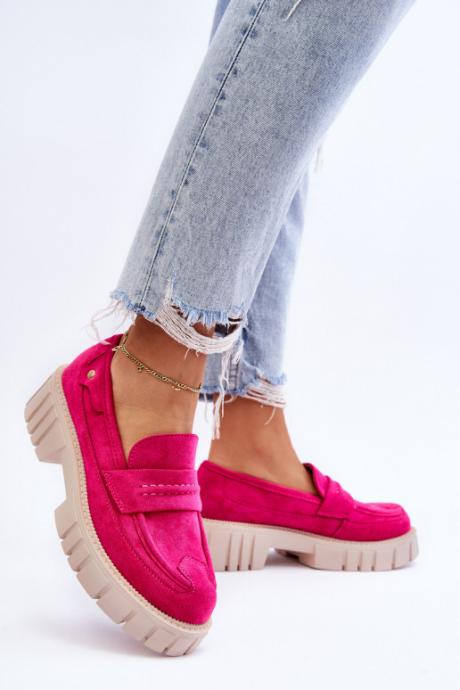 Bottines en daim pour femmes de couleur rose Fiorell Bottines en daim pour femmes de couleur rose Fiorell