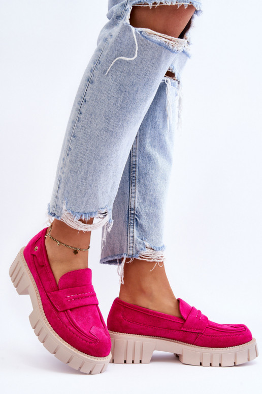 Bottines en daim pour femmes de couleur rose Fiorell Bottines en daim pour femmes de couleur rose Fiorell