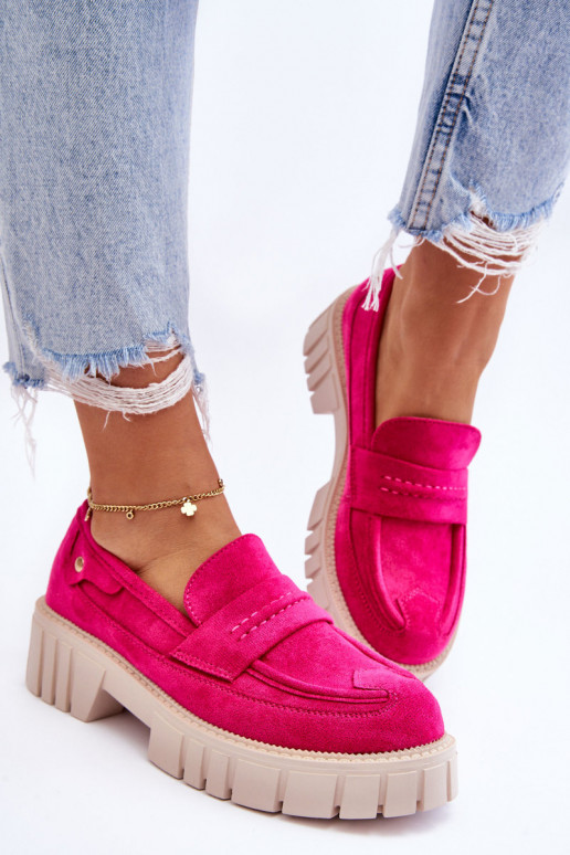 Dames suède enkellaarsjes in de roze kleur Fiorell Dames suède enkellaarsjes in de roze kleur Fiorell