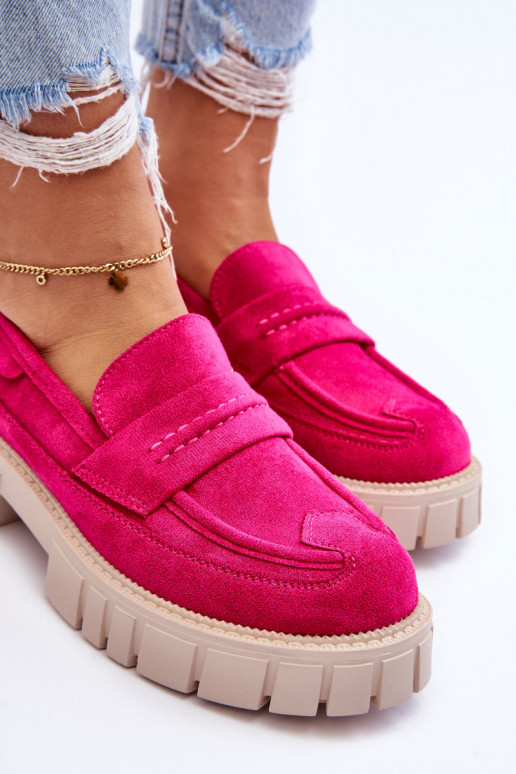 Dames suède enkellaarsjes in de roze kleur Fiorell Dames suède enkellaarsjes in de roze kleur Fiorell