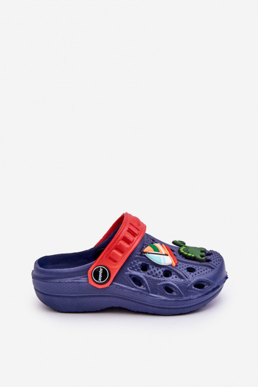 Chaussons légers pour enfants Chaussons de couleur bleu foncé Sweets Chaussons légers pour enfants Chaussons de couleur bleu foncé Sweets