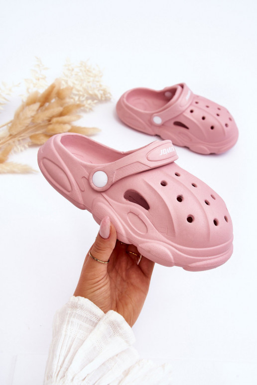 Kinderslippers Crocs roze Cloudy Kinderslippers Crocs roze Cloudy