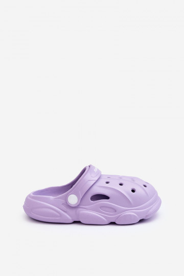 Kinderpantoffels Crocs Paars Bewolkt 2