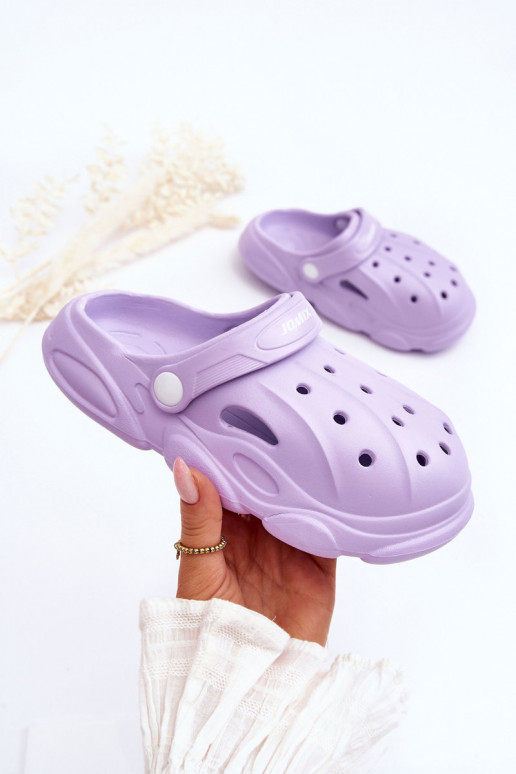 Chaussons Crocs Enfant Violet Nuageux Chaussons Crocs Enfant Violet Nuageux