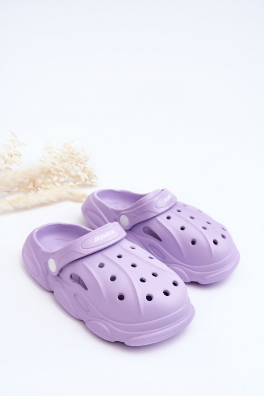 Chaussons Crocs Enfant Violet Nuageux Chaussons Crocs Enfant Violet Nuageux