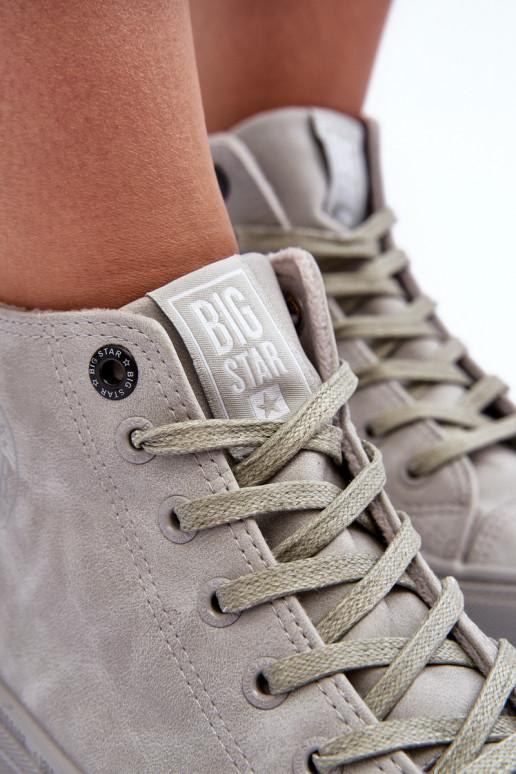 Freizeitschuhe Big Star Groß sich Zuarm laufen graue Farbe GG274070 Freizeitschuhe Big Star Groß sich Zuarm laufen graue Farbe GG274070