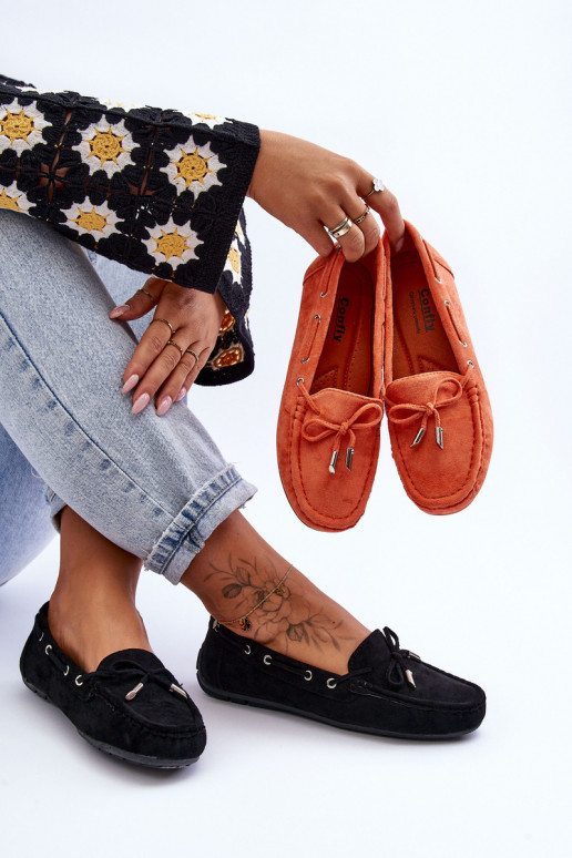 Elegante Wildledermokassins in Schwarz von Si Passione