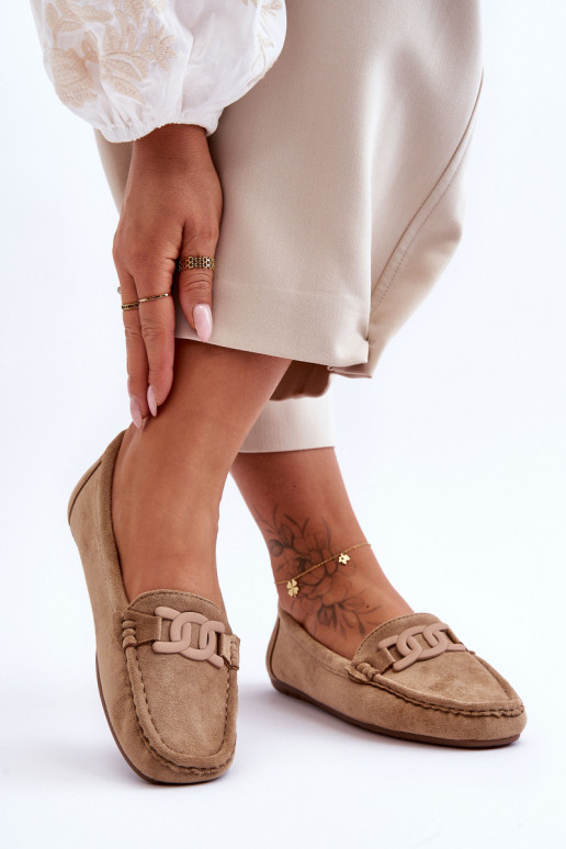 Bruine suède mocassins Rabell Bruine suède mocassins Rabell