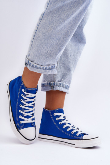 Klassiek model sneakers in de blauwe kleur Remos 2