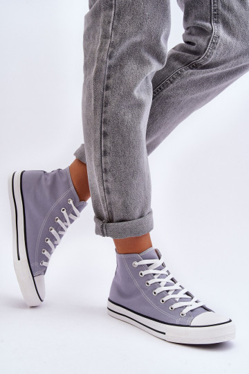 Klassiek model sneakers in grijze kleur Remos