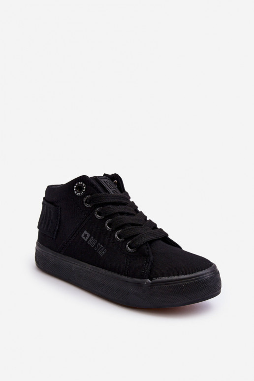 Chaussures de loisirs modèle classique pour enfants avec semelle Big Star LL374001 couleur noire Chaussures de loisirs modèle classique pour enfants avec semelle Big Star LL374001 couleur noire