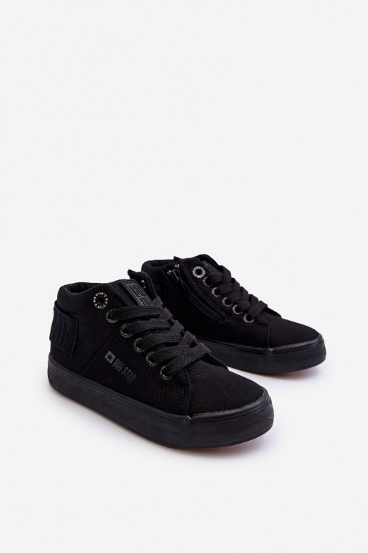 Chaussures de loisirs modèle classique pour enfants avec semelle Big Star LL374001 couleur noire Chaussures de loisirs modèle classique pour enfants avec semelle Big Star LL374001 couleur noire