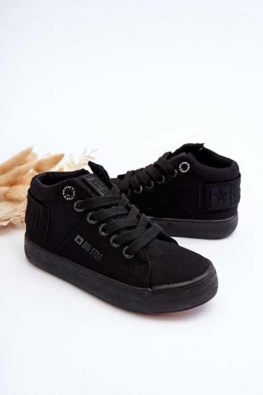Chaussures de loisirs modèle classique pour enfants avec semelle Big Star LL374001 couleur noire