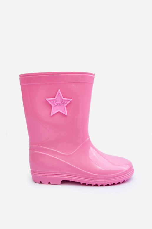 Chaussures en caoutchouc pour enfants couleur rose Malvi