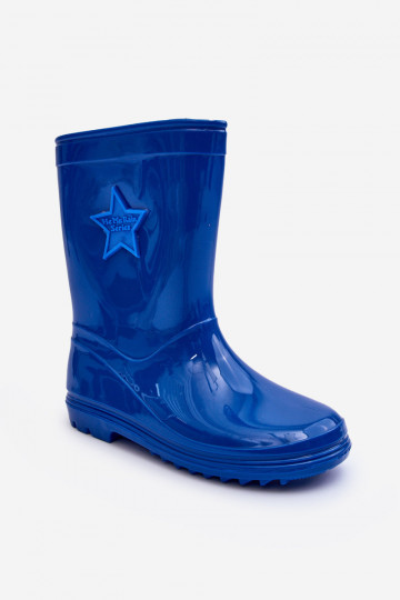 Chaussures en caoutchouc pour enfants de couleur bleue Malvi