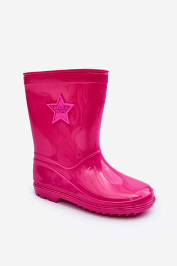 Chaussures en caoutchouc pour enfants couleur rose Malvi