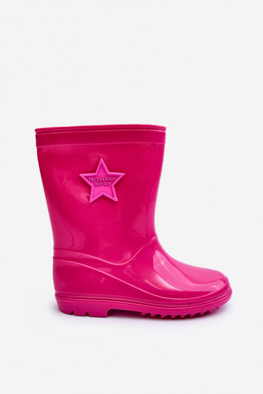 Chaussures en caoutchouc pour enfants couleur rose Malvi