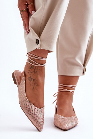 à bretelles Ballerines Agrémentées beige Jange 2