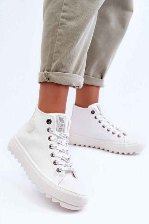 Chaussures de loisirs Big Star couleur blanc réchauffé GG274108 Chaussures de loisirs Big Star couleur blanc réchauffé GG274108