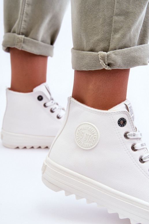 Chaussures de loisirs Big Star couleur blanc réchauffé GG274108 Chaussures de loisirs Big Star couleur blanc réchauffé GG274108