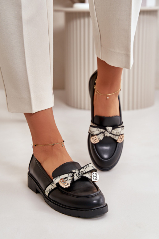 chaussures Mocassins couleur noir S.Barski HY330