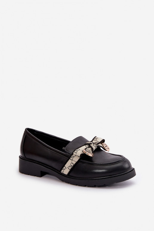 Schuhe Mokassins schwarze Farbe S.Barski HY330 Schuhe Mokassins schwarze Farbe S.Barski HY330