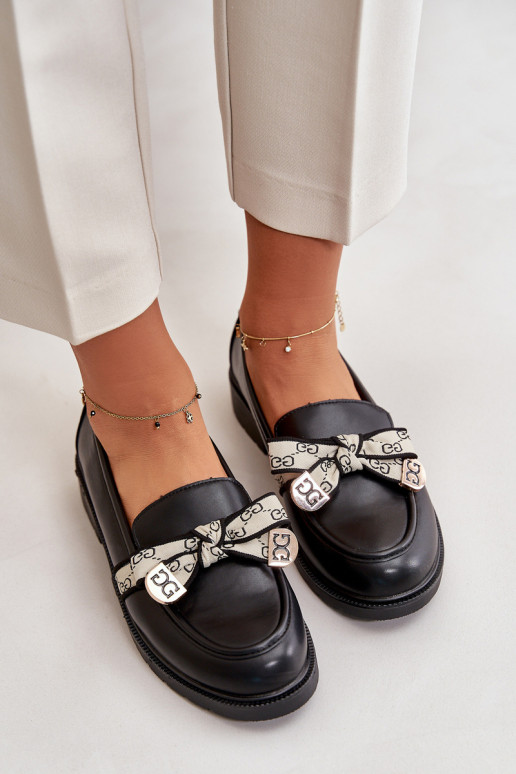 schoenen Mocassins zwarte kleur S.Barski HY330