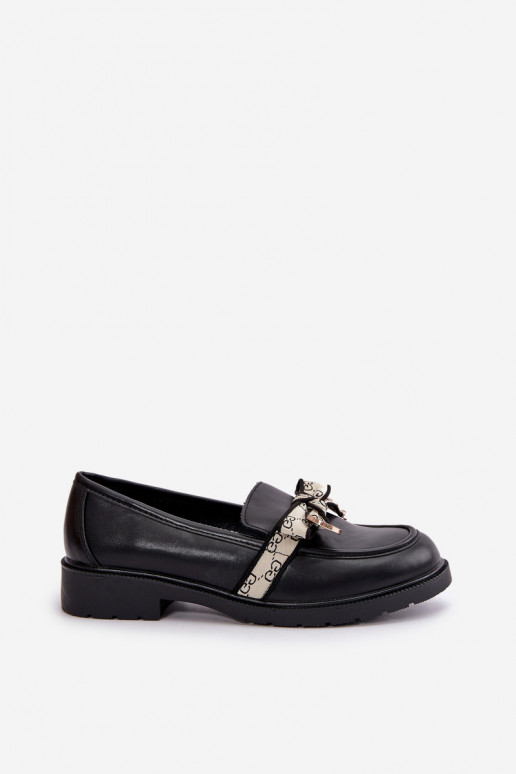 Schuhe Mokassins schwarze Farbe S.Barski HY330 Schuhe Mokassins schwarze Farbe S.Barski HY330