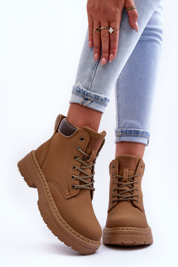 chaussures Boots réchauffées beige Corbin