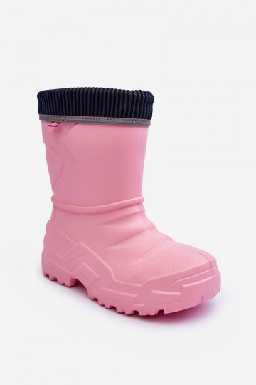 Kindergummistiefel erwärmt Befado 162Y307 rosa Farbe