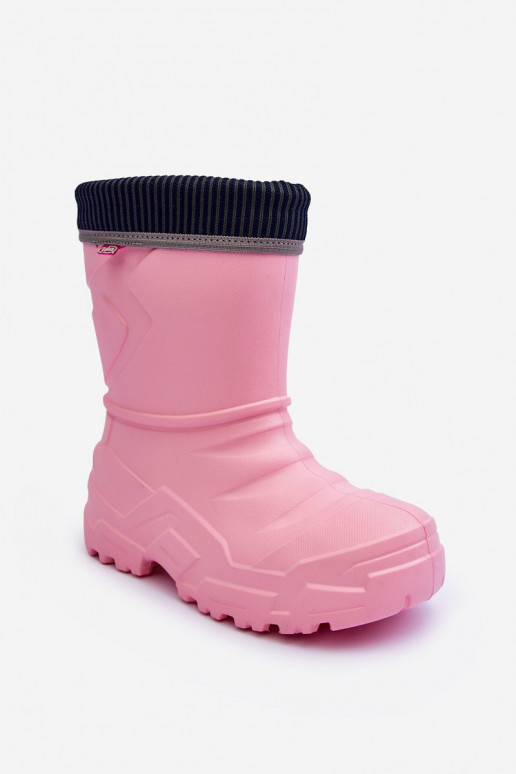 Kinderrubberlaarzen verwarmd Befado 162Y307 roze kleur Kinderrubberlaarzen verwarmd Befado 162Y307 roze kleur