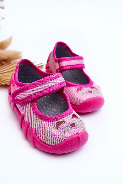 Chaussures/chaussons avec brillance Befado 109P235 rose Chaussures/chaussons avec brillance Befado 109P235 rose