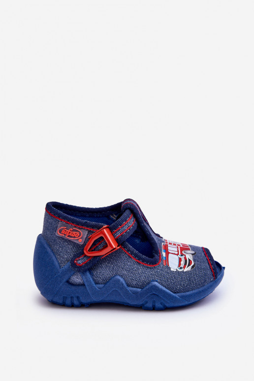 Chaussons sandales enfant Befado 217P118 bleu Chaussons sandales enfant Befado 217P118 bleu